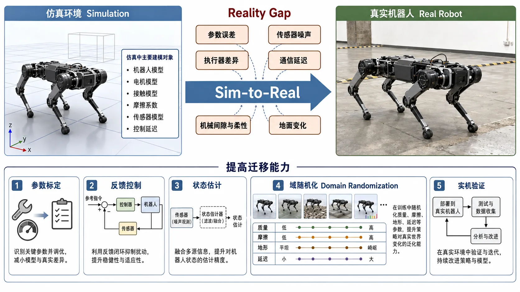 仿真与真实机器人之间的 Reality Gap